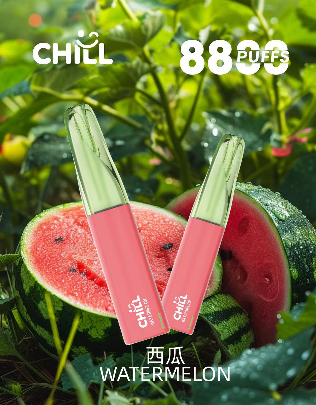 【續航怪獸-全新上市】CHILL 拋棄式 8888口