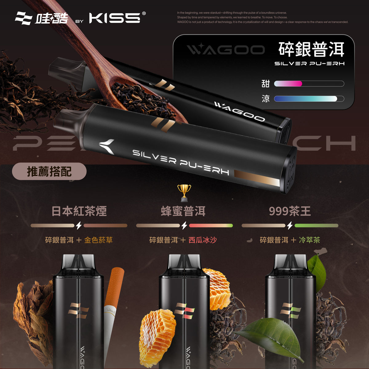 KISS 哇酷 6500口【雙芯組合 口味自由混搭更好玩】